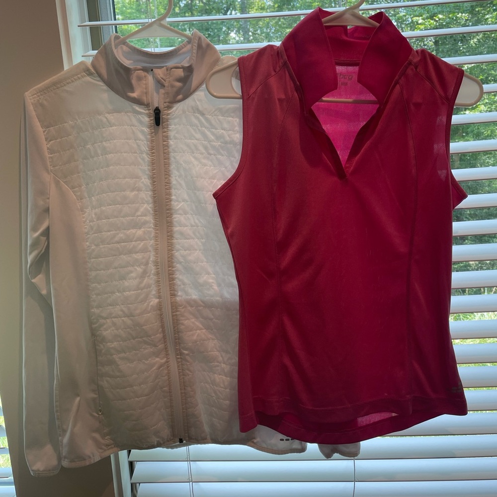 BCG Women’s Tennis /Golf; Tank Top/Jacket Set
